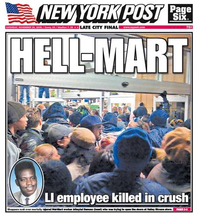 NY Post's cover